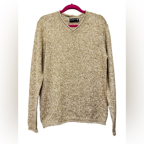 Retrofit V Neck Sweater Size Medium - Picture 1 of 5